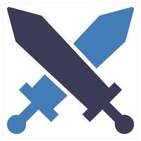 Battle and attack icon concept vector