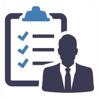 Checklist and approve icon concept vector