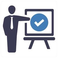 Correct and approve icon concept vector