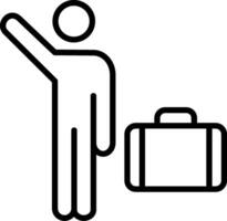 Passenger Icon Design Symbol vector