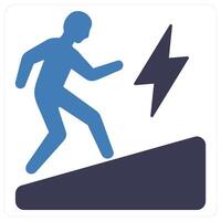 Determination and willpower icon concept vector