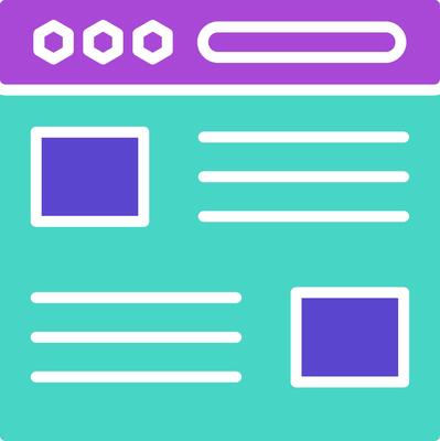 Website Icon Design Symbol