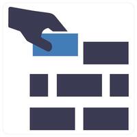 Build and building icon concept vector