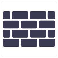 Wall and build icon concept vector