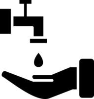 Wudhu Icon Design Symbol vector