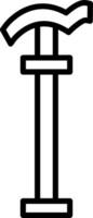 Cane Icon Design Symbol vector