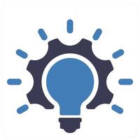 Innovation and idea icon concept vector