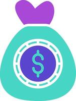 Money Bag Icon Design Symbol vector