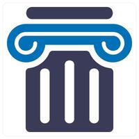 Podium and speech icon concept vector
