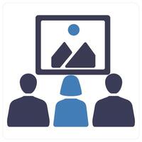 Visitors and members icon concept vector