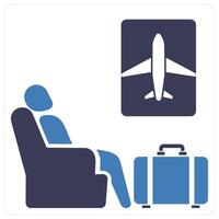 Traveller and tourist icon concept vector