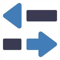 Arrows and direction icon concept vector