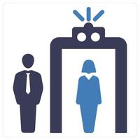 Security Checking and check icon concept vector