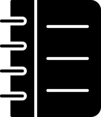 Notebook Icon Design Symbol