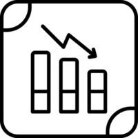 Decrease Icon Design Symbol vector