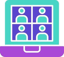 Meeting Icon Design Symbol vector