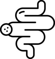 Intestine Icon Design Symbol vector