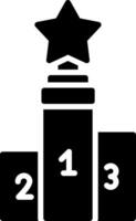Podium Icon Design Symbol vector