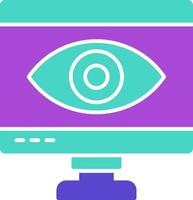 Monitor Icon Design Symbol vector