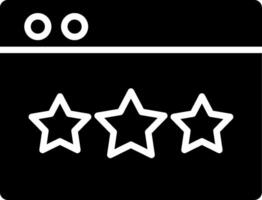 Rating Icon Design Symbol vector