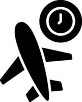 Flight Time Icon Design Symbol vector