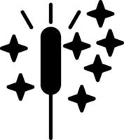 Sparkler Icon Design Symbol vector