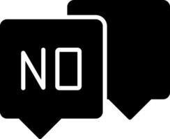 Say No Icon Design Symbol vector