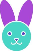 Rabbit Icon Design Symbol vector