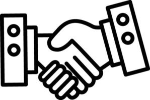 Handshake Icon Design Symbol vector
