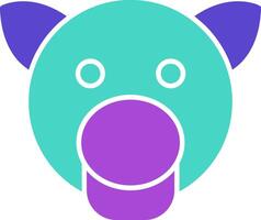Pig Icon Design Symbol vector
