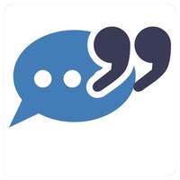Paraphrase and quotes icon concept vector