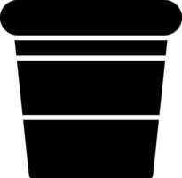 Bucket Icon Design Symbol vector
