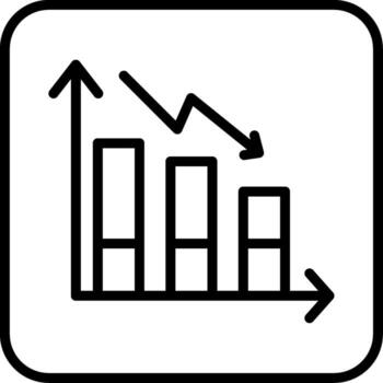Decrease Icon Design Symbol vector