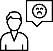 Sad Icon Design Symbol vector