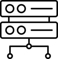Servers Icon Design Symbol vector