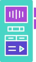 Recorder Icon Design Symbol vector