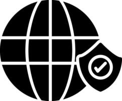 Globe Grid Icon Design Symbol vector