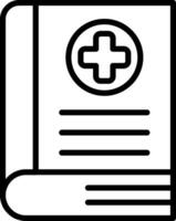 Medical Book Icon Design Symbol vector