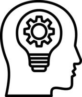 Brainstorming Icon Design Symbol vector