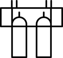 New Bridge Of Ronda Icon Design Symbol vector