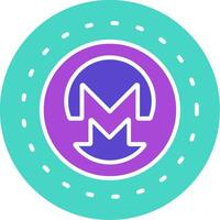 Monero Icon Design Symbol vector