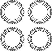 empty blank labels silhouette icon vector