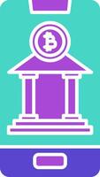 Mobile Banking Icon Design Symbol vector