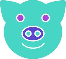 Pig Icon Design Symbol vector