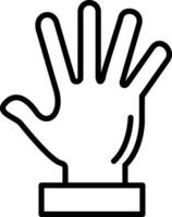 Hand Icon Design Symbol vector