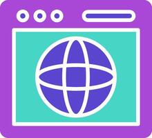 Earth Globe Icon Design Symbol vector