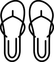 Flip Flops Icon Design Symbol vector