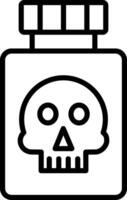 Poison Icon Design Symbol vector