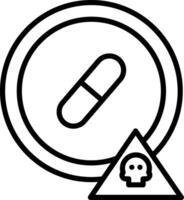 Overdose Icon Design Symbol vector