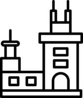 Belem Tower Icon Design Symbol vector